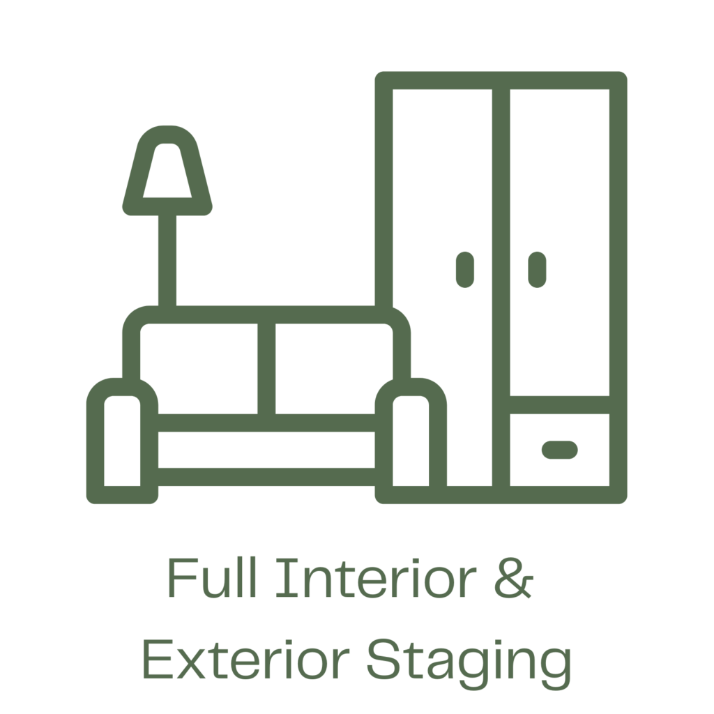 Airbnb interior and exterior staging